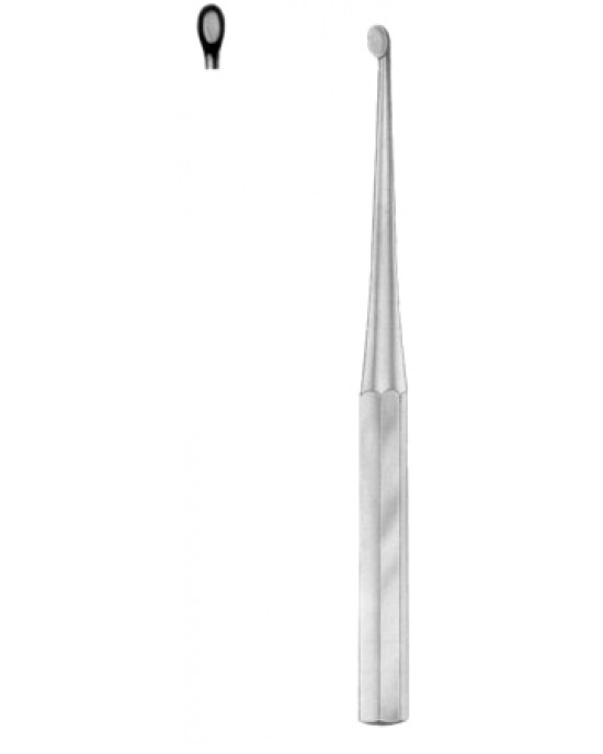 Bruns Bone Curettes 23cm/9