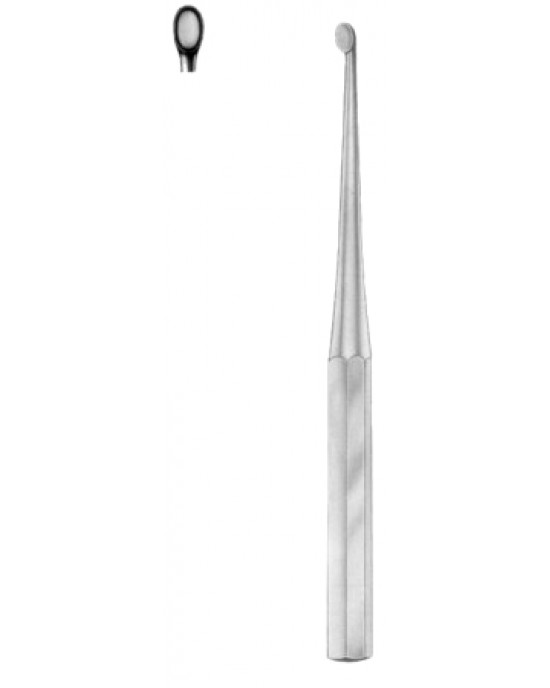 Bruns Bone Curettes 23cm/9