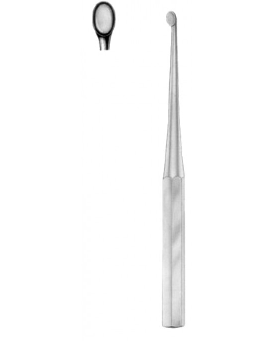 Bruns Bone Curettes 23cm/9