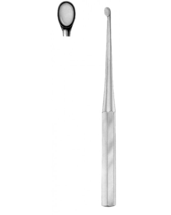 Bruns Bone Curettes 23cm/9