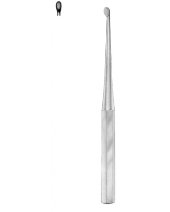 Bruns Bone Curettes 23cm/9