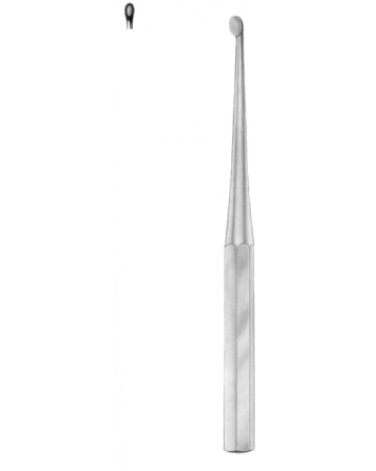 Bruns Bone Curettes 23cm/9