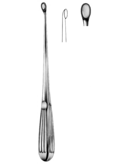 Bruns Bone Curettes 23cm/9