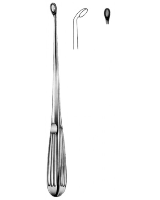 Bruns Bone Curettes 23cm/9
