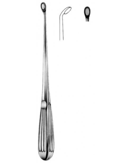 Bruns Bone Curettes 23cm/9