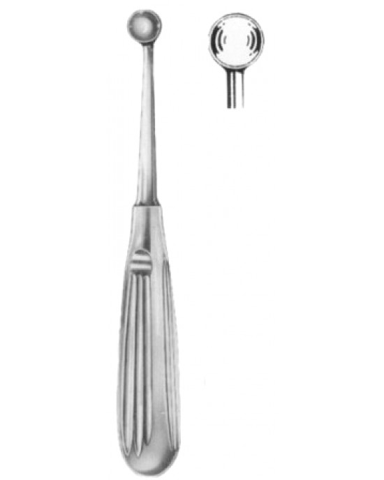 Bruns Bone Curettes 17cm/6 3/4