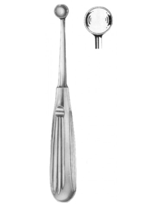 Bruns Bone Curettes 17cm/6 3/4