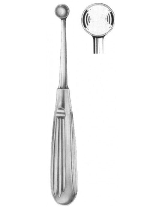 Bruns Bone Curettes 17cm/6 3/4