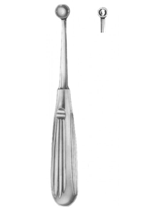Bruns Bone Curettes 17cm/6 3/4
