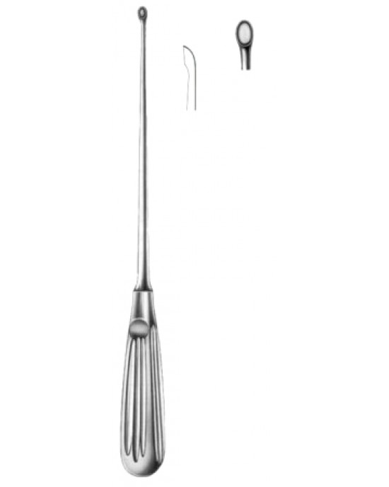Bone Curettes 5.2mm 25cm/10