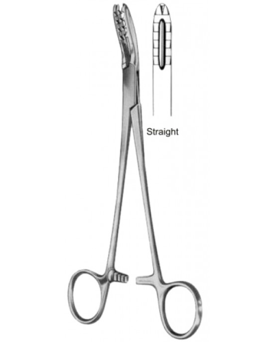 Bircher-Ganske Bone Holding Forceps BJ Straight 20cm/8