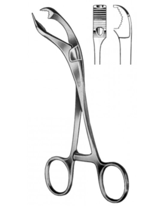 Verbrugge Bone Holding Forceps CJ 17.5cm/7