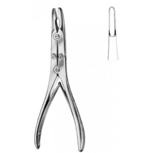 Bohler Bone Rongeur Forceps Straight M/Action 15cm/6