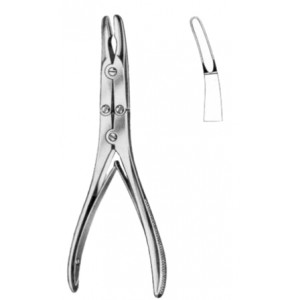 Bohler Bone Rongeur Forceps Curved M/Action 15cm/6