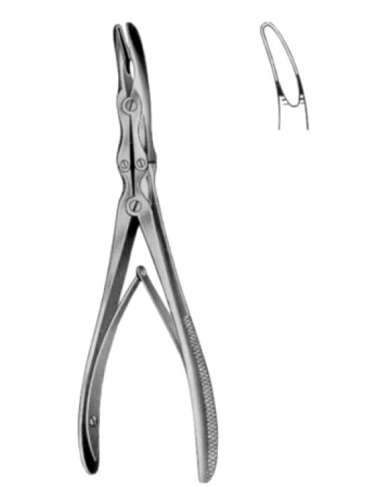 Zaufal-Jansen Bone Rongeur Forceps M/Action 18cm/7