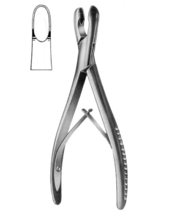 Luer Bone Rongeur Forceps BJ  Straight 17cm/6 3/4