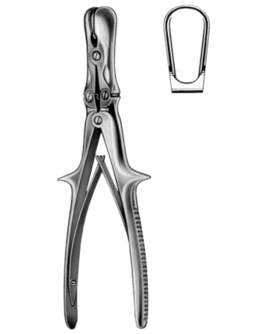 Stille-Luer Bone Rongeur Forceps M/Action 27cm/10 1/2