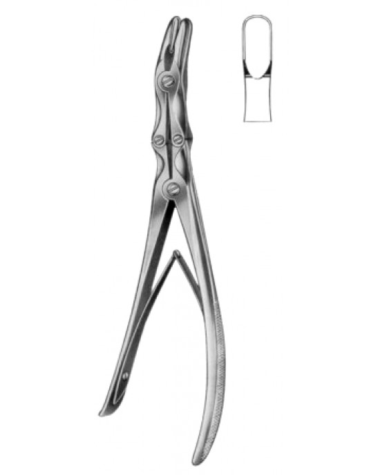 Leksell Bone Rongeur Forceps 4mm M/Action 23cm/9