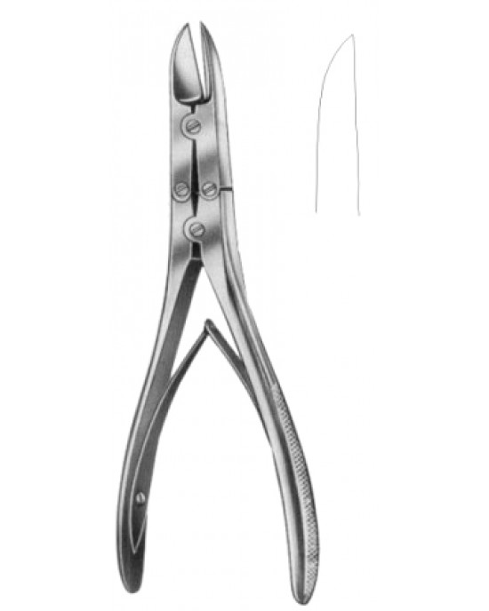 Ruskin-Liston Bone Cutting Forceps Straight M/Action 18.5cm/7 1/4