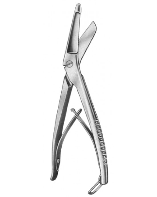Plaster Shear w/serrated blade, w/lock 20cm