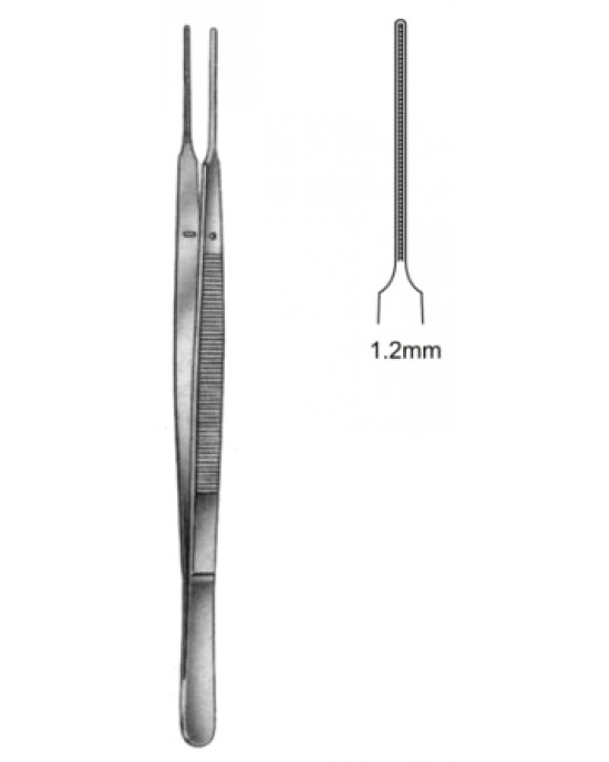 DeBakey-Gerald Tissue Fcps Atrauma 1.0mm 18cm