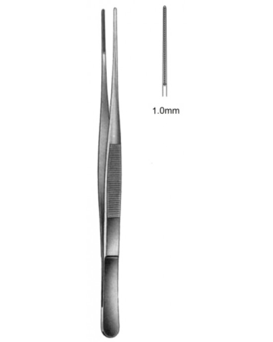DeBakey-Diethrich Fcps Atrauma 1.0mm, 19.5cm