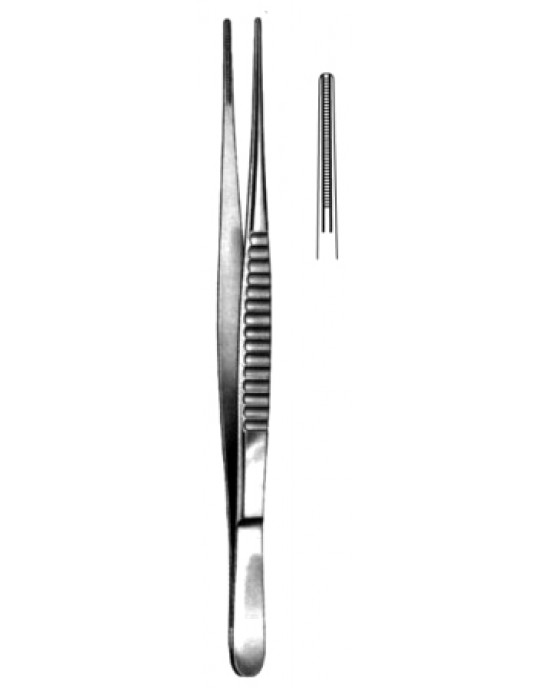 DeBakey Atraumatic Tissue Fcps 2mm, 16cm