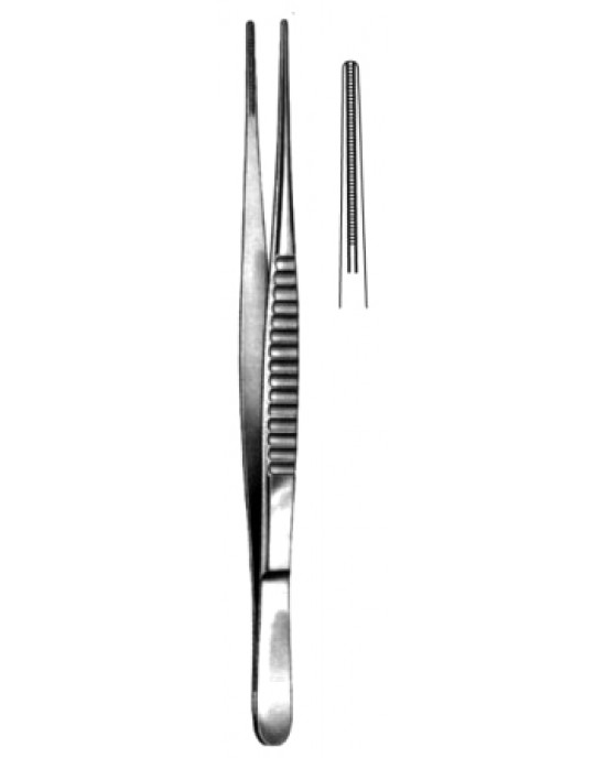 DeBakey Atraumatic Tissue Fcps 2mm, 24cm