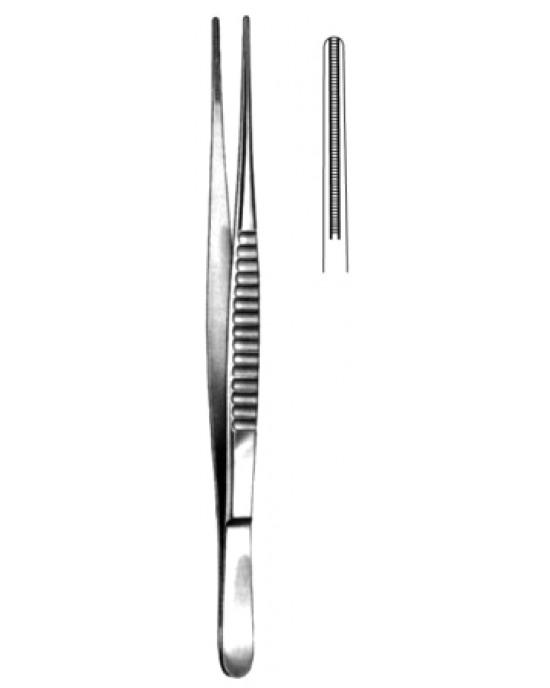 DeBakey Atraumatic Tissue Fcps 2.7mm, 24cm