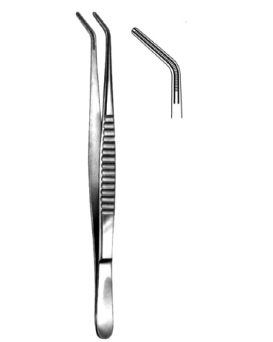 DeBakey Atraumatic Tissue Fcps 2mm ang. 20cm