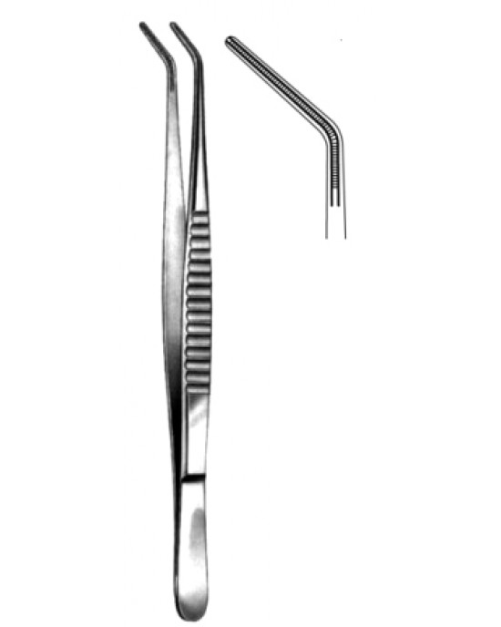 DeBakey Atraumatic Tissue Fcps 2mm ang. 30cm