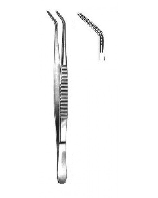 DeBakey Tissue Fcps Atrauma ang. 2.7mm 19.5cm
