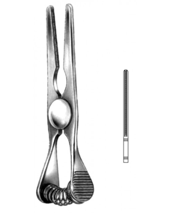Glover Atraumatic Bulldog clamp cvd 6.5cm