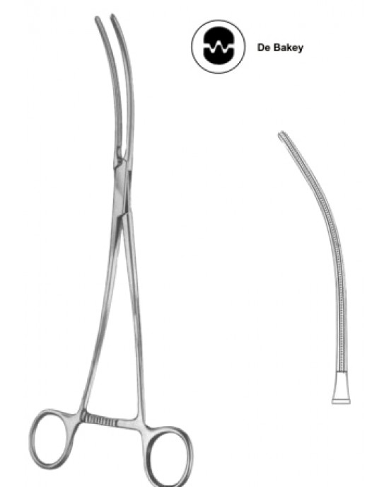 De Bakey Atrauma Aortic Aneurysm Clamps BJ 24cm/9 1/2