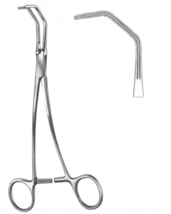 Satinsky/De Bakey Atrauma Tangential Occlusion Clamps BJ 20cm/8