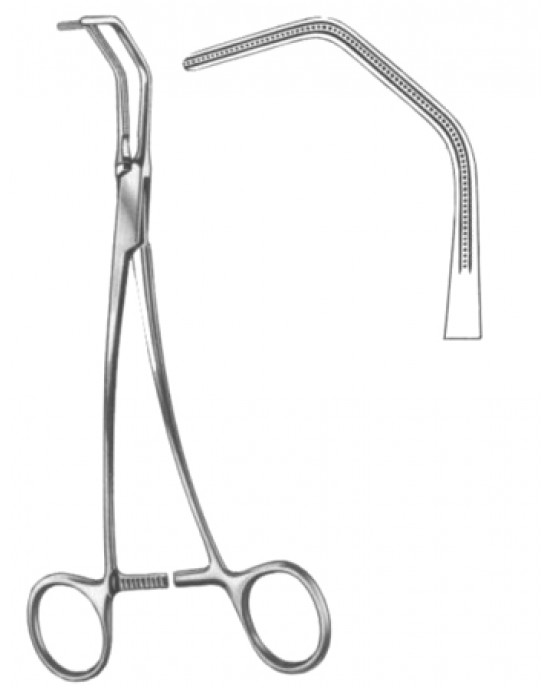 Satinsky/De Bakey Atrauma Tangential Occlusion Clamps BJ 25cm/10