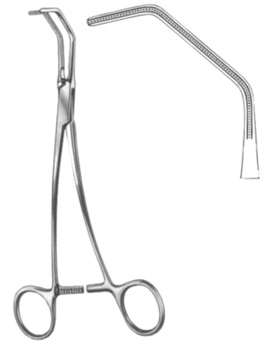 Satinsky/De Bakey Atrauma Tangential Occlusion Clamps BJ 26cm/10 1/4