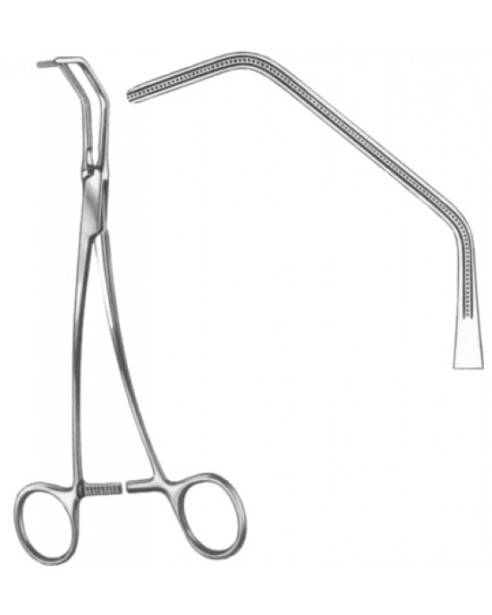 Satinsky/De Bakey Atrauma Tangential Occlusion Clamps BJ 28cm/11