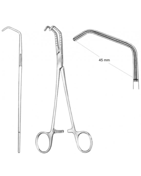 De Bakey-Beck Atrauma Cardiovascular Forceps BJ 45mm 21cm/8 1/4