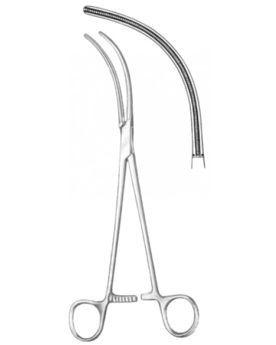 Glover Atrauma Aortic Anastomosis Clamps BJ 24.5cm/9 3/4