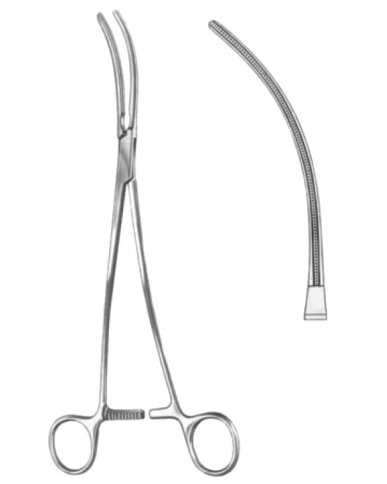 De Bakey-Bahnson Atrauma Aorta Aneurysm Clamps BJ 26.5cm/10 1/2