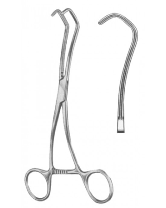 Derra-De Bakey Atrauma Anastomosis BJ Clamps 17cm/6 3/4