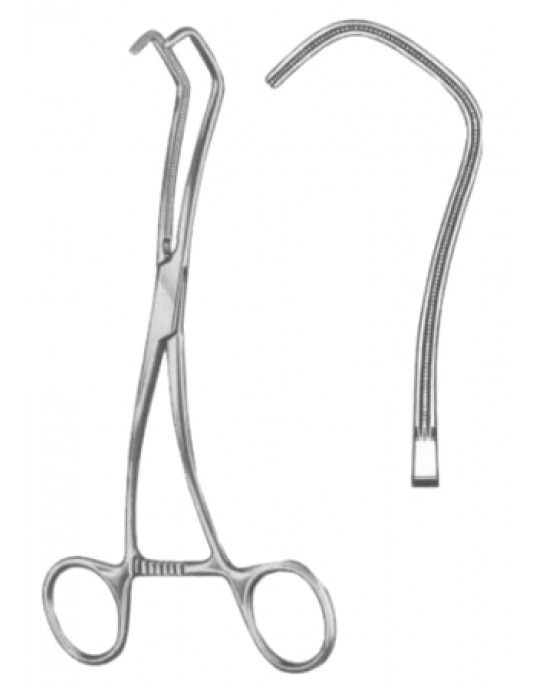 Derra-De Bakey Atrauma Anastomosis BJ Clamps 17cm/6 3/4