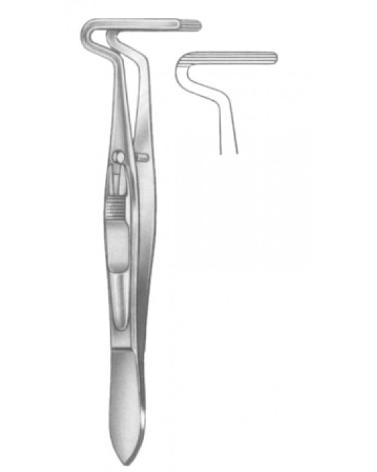 Berke Strabismus Forceps 10cm/4