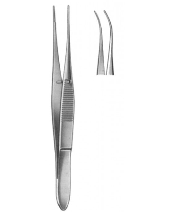 Graefe Iris Forceps Curved 10cm/4