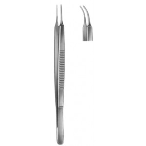 Stevens Iris Forceps Curved 10.5cm/4 1/4
