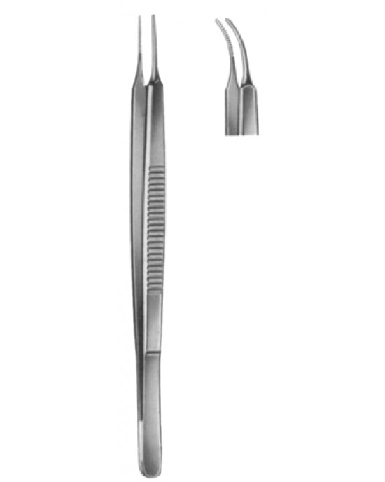 Stevens Iris Forceps Curved 10.5cm/4 1/4