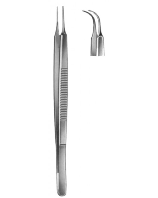 Stevens Iris Forceps Full Curved 1:2 10.5cm/4 1/4