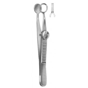 Lambert Trochoma Forceps 9cm/3 1/2