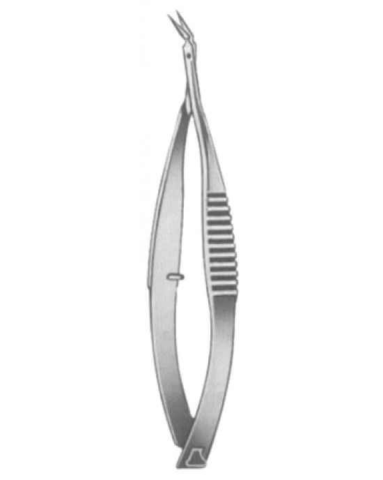 Vannas Iridectomy Scissors Angular 8cm/3 1/4